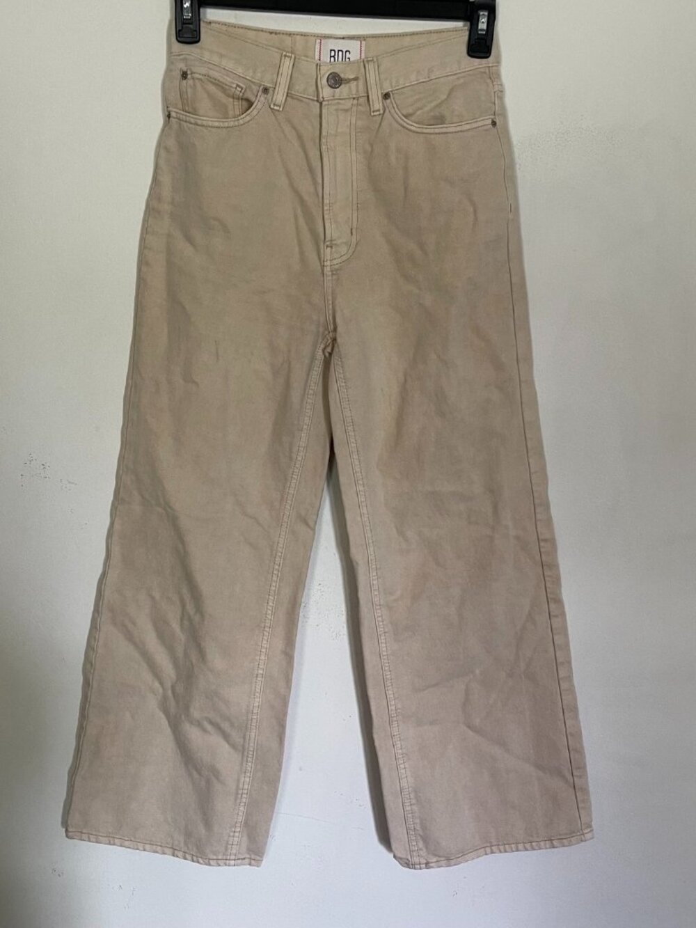 BDG Urban Outfitters Women's 27 High & Wide Leg Jeans Tan Denim  T12